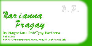 marianna pragay business card